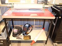 Magazijnwagen met onder plateau. afmeting 100 x 54 x 90 cm. - afbeelding 1 van  2