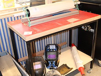 Magazijnwagen met onder plateau. afmeting 100 x 54 x 90 cm. - afbeelding 2 van  2