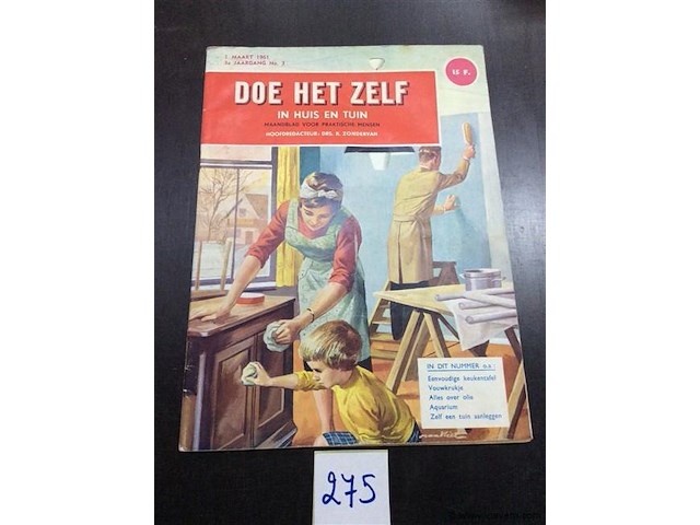 Magazine doe het zelf 1961 - afbeelding 1 van  3
