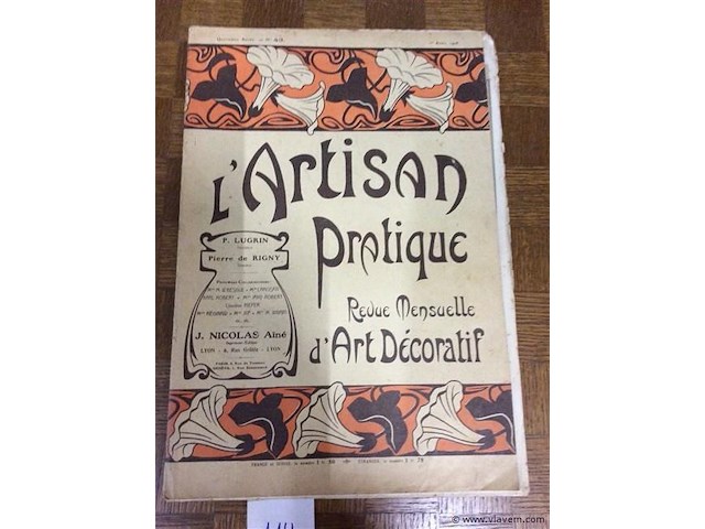 Magazine l' artisan. 1908 - afbeelding 1 van  7