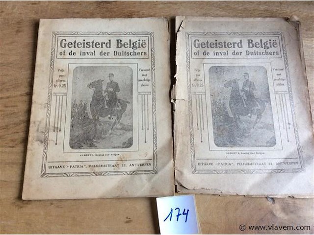 Magazines : geteisterd belgië 2stuks wo1 - afbeelding 1 van  2