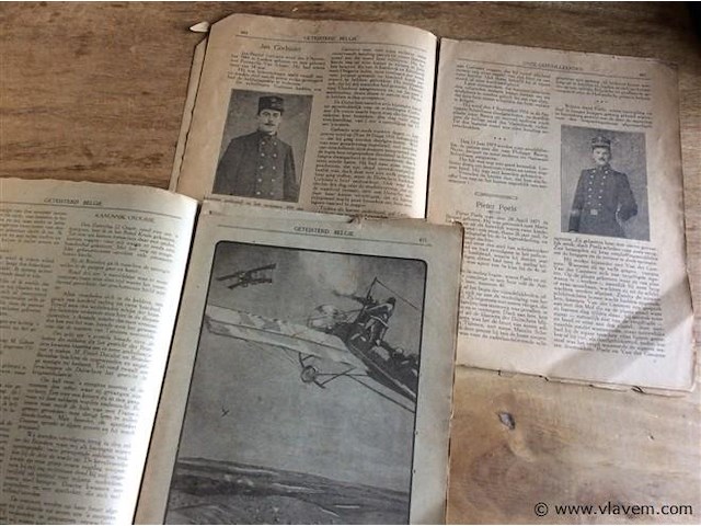 Magazines : geteisterd belgië 2stuks wo1 - afbeelding 2 van  2