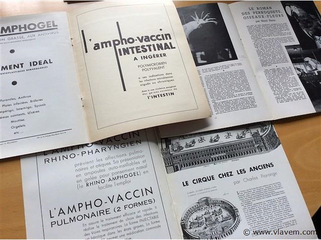 Magazines" visages du monde " 3st j'30. - afbeelding 2 van  3