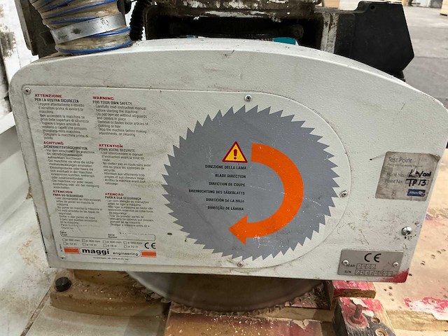 Maggi - 2005 - junior 640 - radiaalafkortzaagmachine - afbeelding 5 van  14