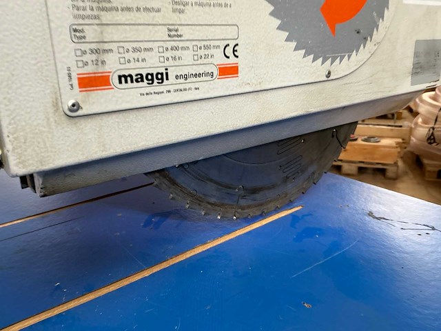 Maggi junior 640 radiaalafkortzaagmachine - afbeelding 7 van  10