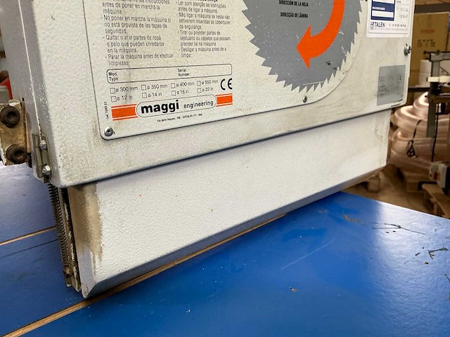 Maggi junior 640 radiaalafkortzaagmachine - afbeelding 8 van  10