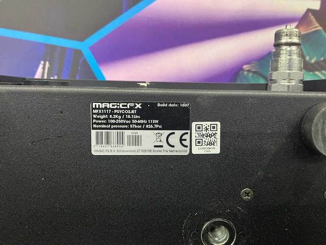 Magic fx psyco2jet bewegende co2 launcher (2x) - afbeelding 3 van  4