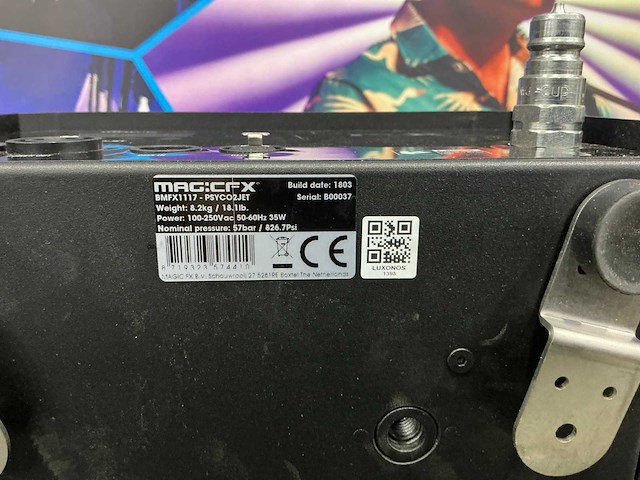 Magic fx psyco2jet bewegende co2 launcher - afbeelding 3 van  5