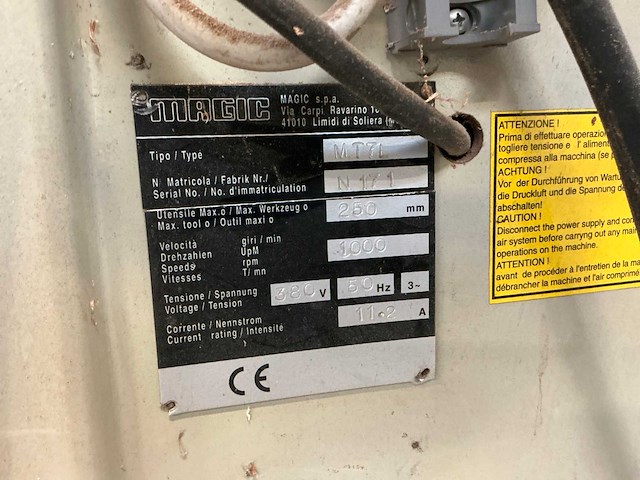 Magic mt7l tafelfreesmachine - afbeelding 5 van  13