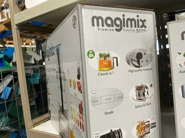 Magimix cs5200xl premium chrome cuisine 5200xl - afbeelding 3 van  7