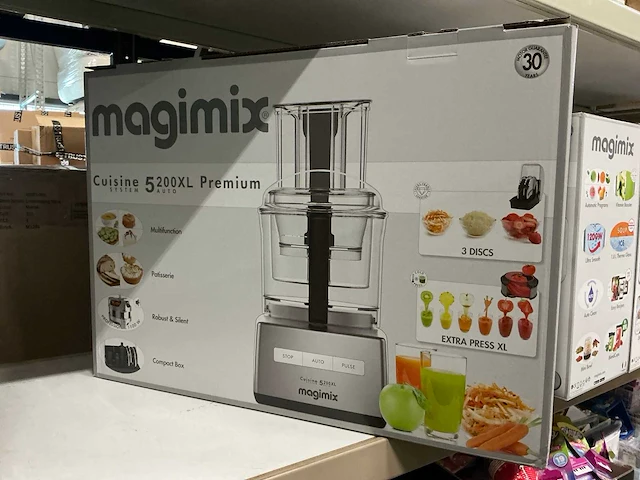Magimix cs5200xl premium chrome cuisine 5200xl - afbeelding 6 van  7