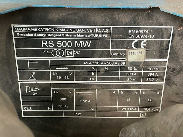 Magmaweld rs 500 mw lasapparaat - afbeelding 2 van  10
