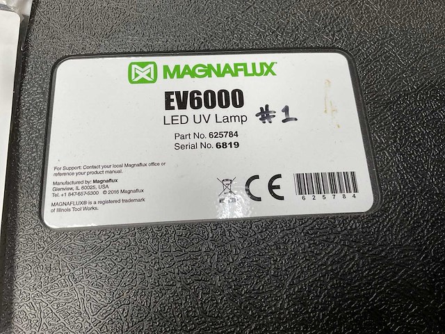 Magnaflux ev6000 led uv lamp - afbeelding 4 van  4