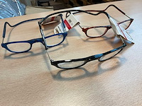 Magneet leesbril diverse modellen, kleuren en sterktes (100x) - afbeelding 2 van  3