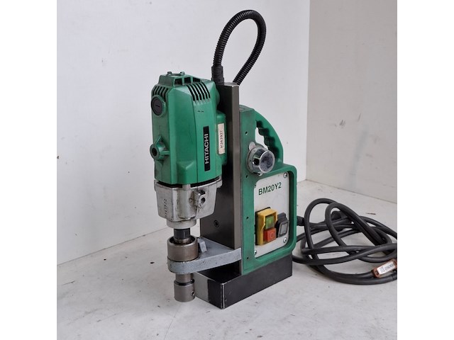 Magneetboor/freesmachine 32mm 230v 1700w hitachi, bm20y2, bouwjaar 2016 - afbeelding 7 van  10