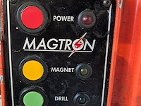 Magneetboor/freesmachine 32mm 230v 1700w magtron, mbe50, bouwjaar 2021 - afbeelding 6 van  9