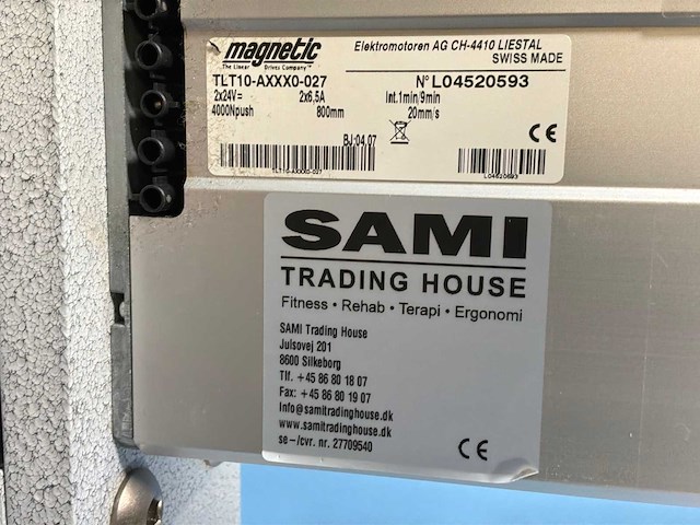 Magnetec - tlt10-axxo-027 - rehab equipment - 2007 - afbeelding 8 van  8
