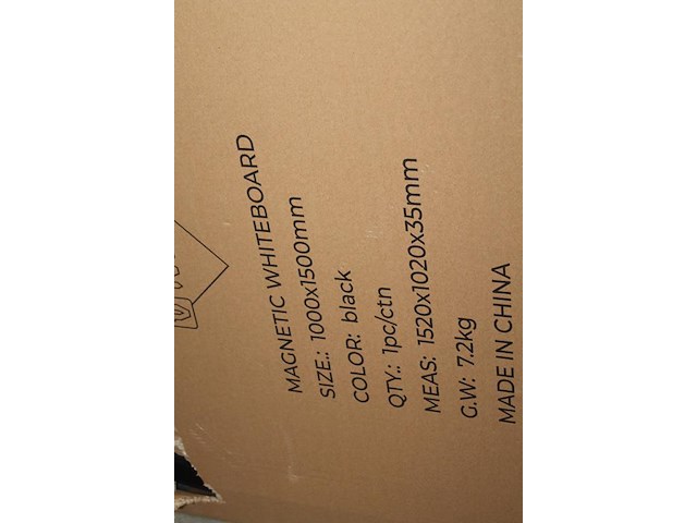 Magnetisch whiteboard. 150 x 120 cm. - afbeelding 2 van  2