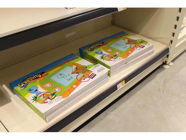 Magnetische tekenborden creativity, 4 stuks in schap. - afbeelding 2 van  2