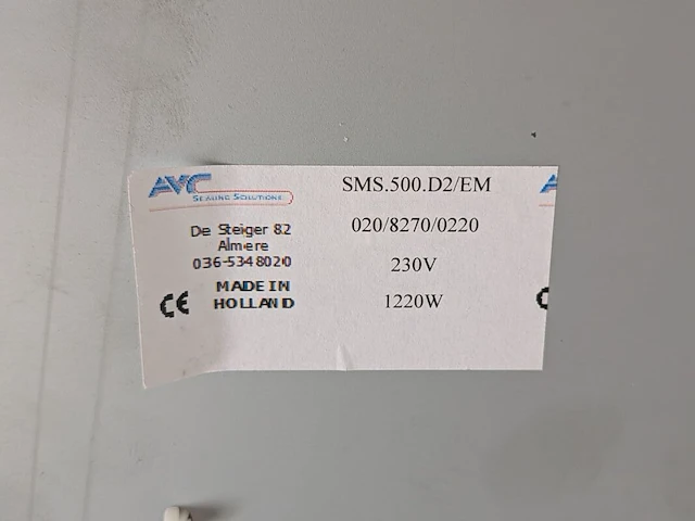 Magnetische vacuum sealer, avc, sms-350-500-700-1000 - afbeelding 4 van  4