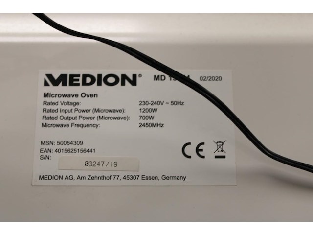 Magnetron medion. - afbeelding 3 van  3