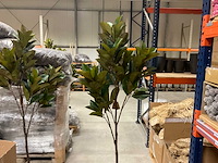 Magnolia plant kunstkamerplant (2x) - afbeelding 3 van  5
