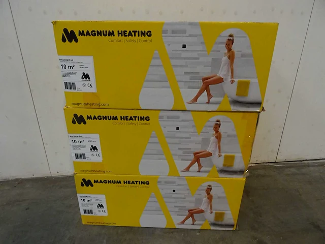 Magnum heating - magnum foil - vloerverwarmings uitbreidingsset 10m2 (3x) - afbeelding 1 van  2