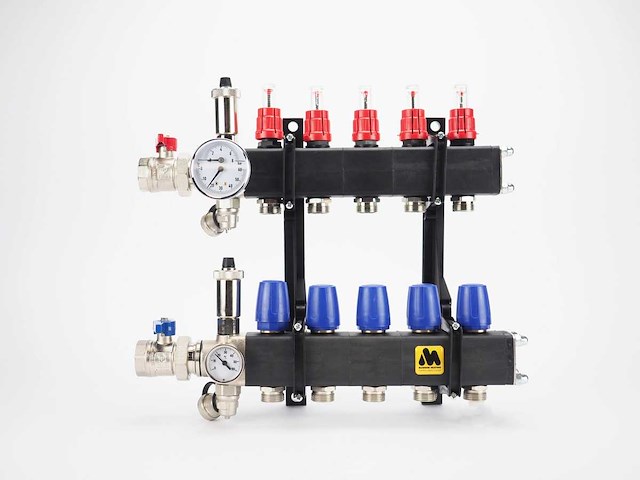 Magnum heating kunststof open lt 8-groeps vloerverwarmingverdeler (2x) - afbeelding 1 van  5