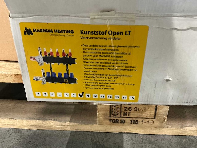 Magnum heating vloerverwarming verdeler - afbeelding 6 van  6