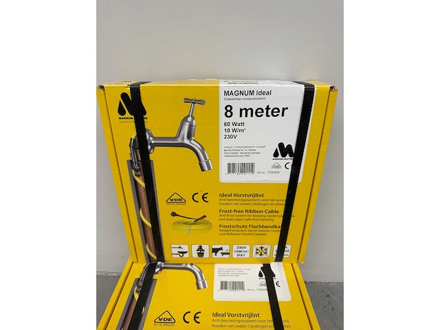 Magnum ideal vorstbeveiligingskabel 8 meter 80 watt 155008 (3x) - afbeelding 2 van  3