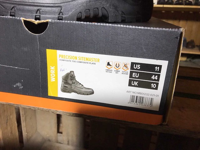 Magnum precision sitemaster werkschoenen met stalen neus - afbeelding 2 van  2