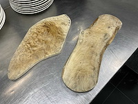 Magohouten serveer/tapasplank (30x) - afbeelding 1 van  2