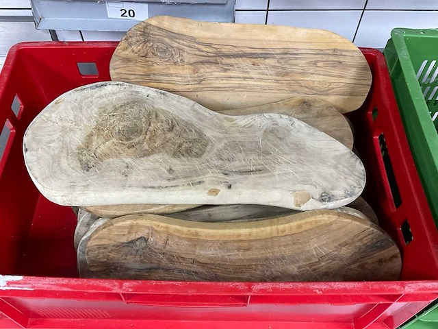 Magohouten serveer/tapasplank (40x) - afbeelding 3 van  4