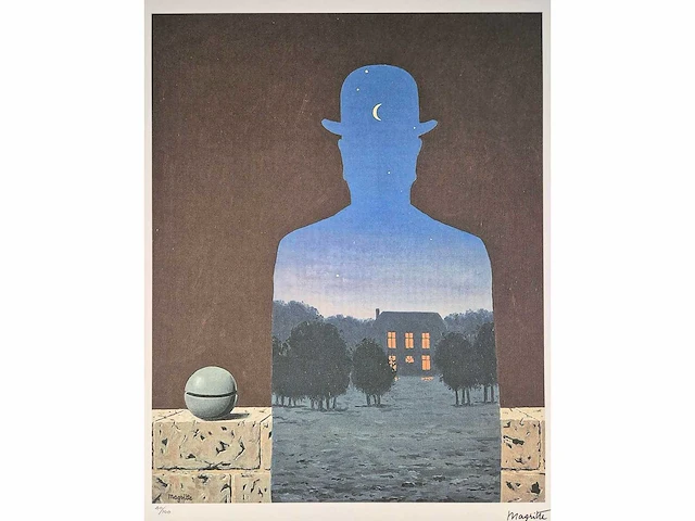 Magritte - litho - 70 x 50 - afbeelding 2 van  5