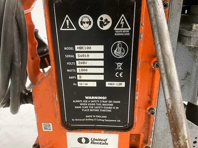Magtron mbe100 kernboormachine - afbeelding 4 van  4