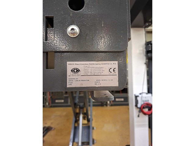 Maha - 2013 - msl 4.0a vas6751 - hefbrug 4ton - afbeelding 10 van  21