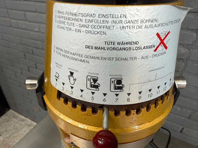 Mahlkonig - koffiebonenmolen - koffiemolen - afbeelding 2 van  4