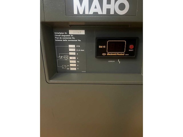 Maho - 1992 - 800 w - cnc universele bewerkingscentra - afbeelding 1 van  5