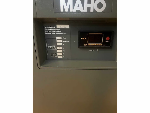 Maho - 1992 - 800 w - cnc universele bewerkingscentra - afbeelding 2 van  12