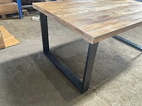 Mahom 180x100 upoot mangohout eetkamertafel - afbeelding 2 van  11