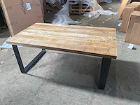 Mahom 180x100 upoot mangohout eetkamertafel - afbeelding 6 van  11