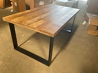 Mahom 180x100 upoot mangohout eetkamertafel - afbeelding 7 van  11