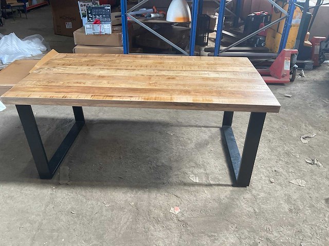 Mahom 180x100 upoot mangohout eetkamertafel - afbeelding 10 van  11