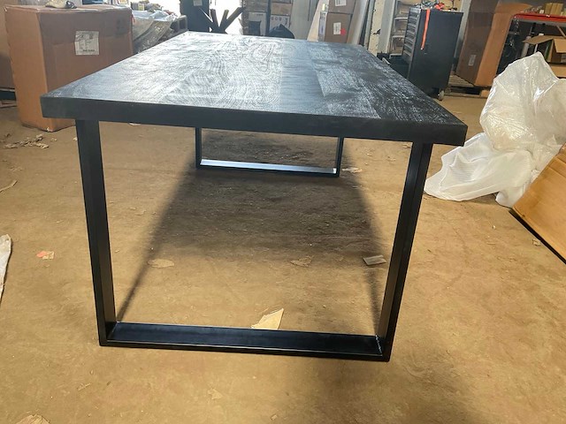 Mahom 180x100 upoot mangohout eetkamertafel - afbeelding 10 van  10