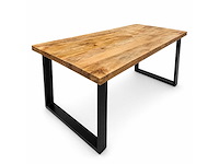Mahom 180x100 upoot mangohout eetkamertafel - afbeelding 1 van  8