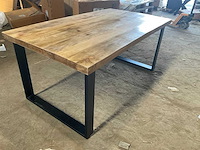 Mahom 180x100 upoot mangohout eetkamertafel - afbeelding 2 van  8