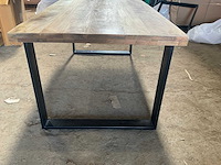 Mahom 180x100 upoot mangohout eetkamertafel - afbeelding 4 van  8