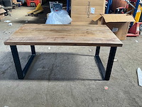 Mahom 180x100 upoot mangohout eetkamertafel - afbeelding 5 van  8