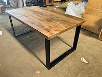 Mahom 180x100 upoot mangohout eetkamertafel - afbeelding 6 van  8