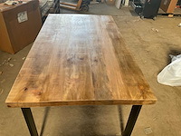 Mahom 180x100 upoot mangohout eetkamertafel - afbeelding 7 van  8